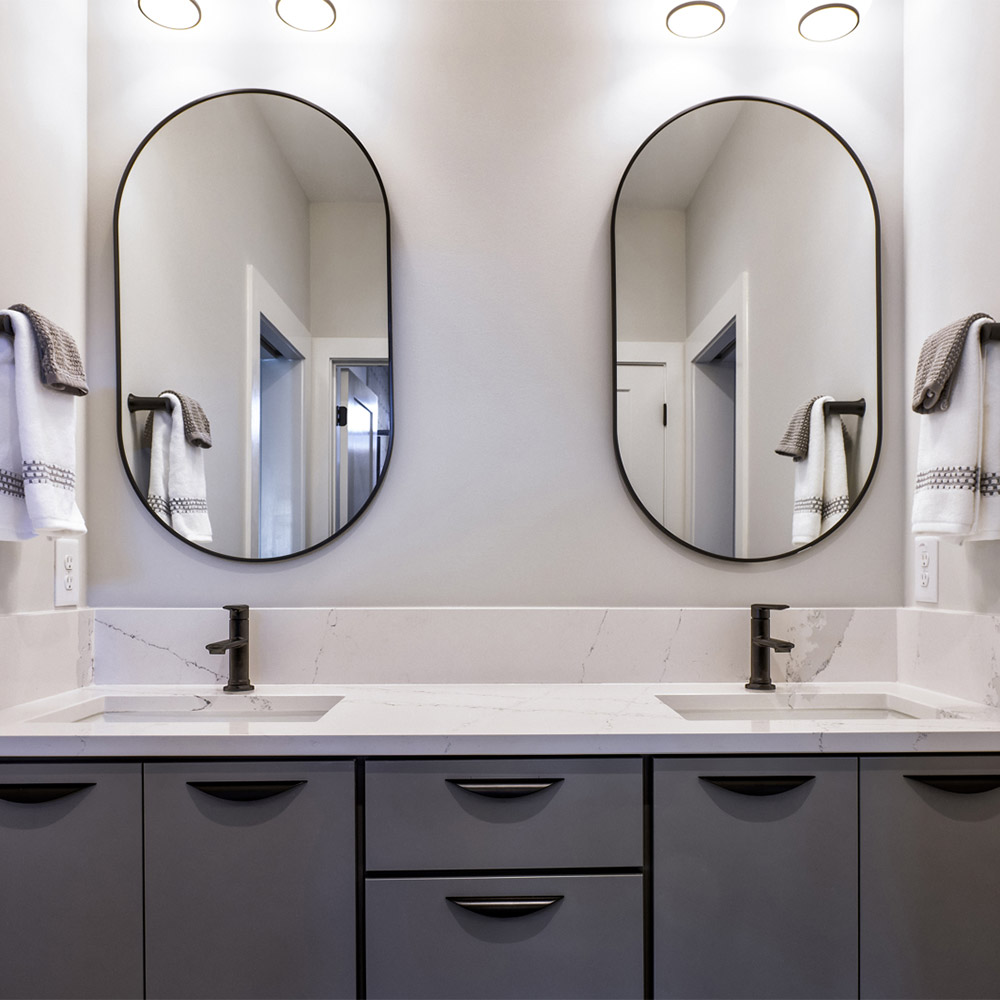 bathroom stone counter